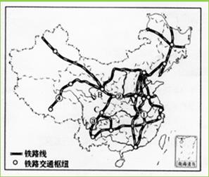 中国铁路网及主火狐电竞要铁路布局